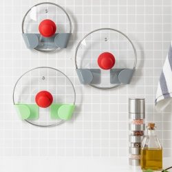 SET 3 LJEPLJIVA DRŽAČA ZA  POKLOPCE